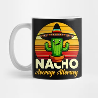 Cinco de Mayo Fiesta For Dad Attorney Nacho Average Mug